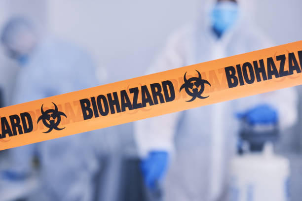 Professional Biohazard Cleanup technician working in Stella, NE